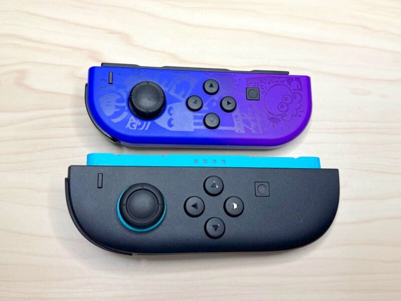 Joy-Con 2 (L)もボタンやスティック、全体的なサイズがかなり違う