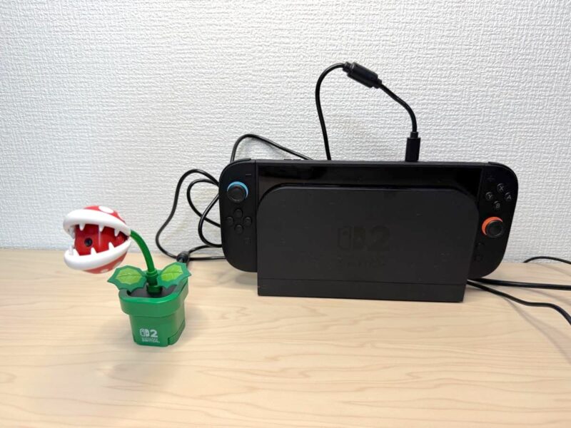 パックンフラワー型カメラ、植木鉢経由だと映らない