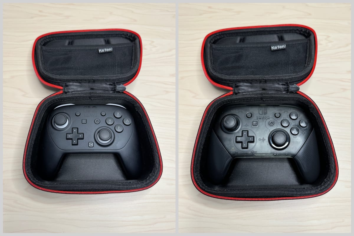 プロコン2には、初代Switchのプロコン用ケースがそのまま使える