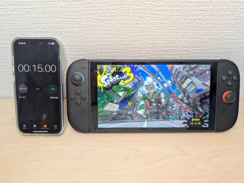 Switch 2だと15秒でタイトル画面が表示された