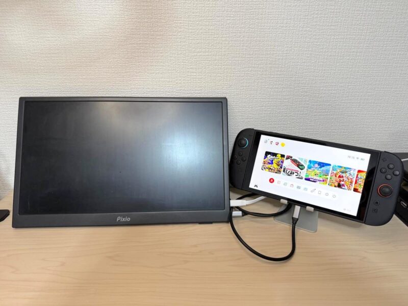 Switch 2とモニターを直接つないでも画面が映らない
